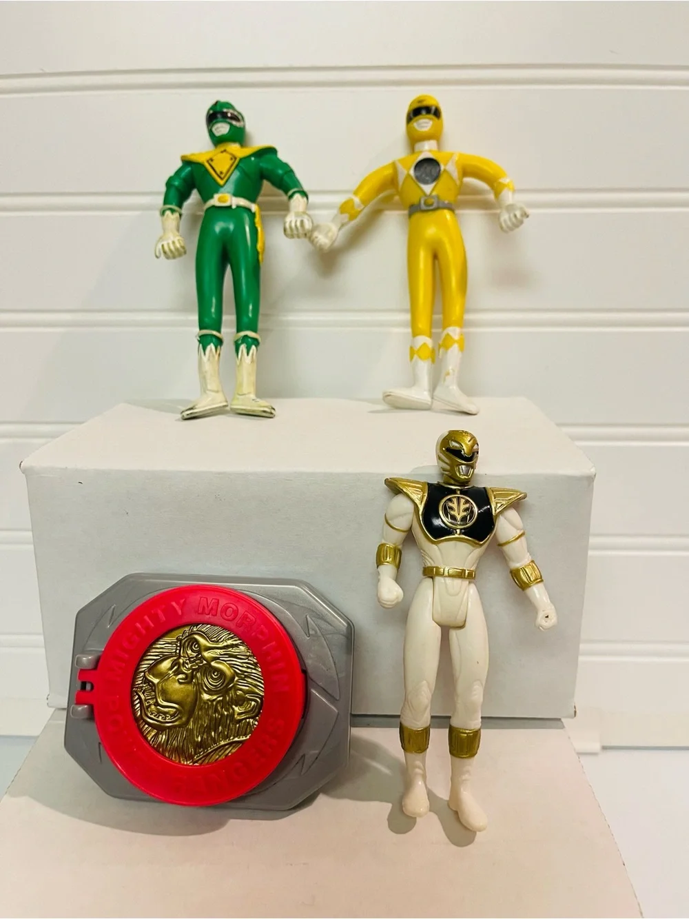 Mighty Morphin Power Rangers 1990s Action Figures, Belt Buckle & Coins Ck Pics